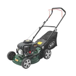 Webb WER410HP 41cm 132cc Hand-Propelled Rotary Petrol Lawn Mower