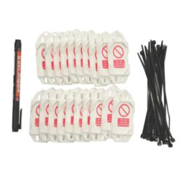 Essentials  Asset Tag Mini Kit 41 Piece Set