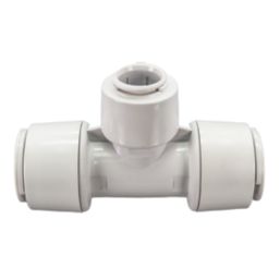 FloPlast FloFit+ Plastic Push-Fit Reducing Tee 28mm x 28mm x 22mm