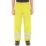 Hi-Vis Reflective Trousers Elasticated Waist Yellow Large 26-46" W 30" L
