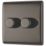 British General Nexus Metal 2-Gang 2-Way LED Dimmer Switch  Black Nickel