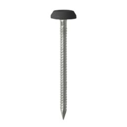Timco Polymer-Headed Nails Black Head A4 Stainless Steel Shank 3.2mm x 50mm 100 Pack