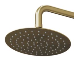 Swirl Melba Rear-Fed Concealed Satin Brass  Multi-Head Shower