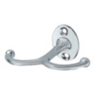 Essentials Double Hook Polished Chrome 63.5mm