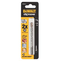 DeWalt EXTREME 2 Triangle Shank Masonry Drill Bit 7mm x 100mm