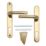 Mila ProLinea Lever Door Handles Type B Pair Gold