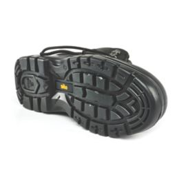 Site Onyx Size 8  Black Waterproof Steel Toe Cap Safety Boots