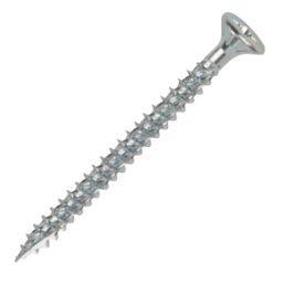 Turbo Silver  PZ Double-Countersunk  Multipurpose Screws 4mm x 50mm 200 Pack