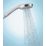 Hansgrohe Ecostat Croma Combi HP Rear-Fed Exposed Chrome Thermostatic Mixer Shower
