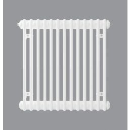 DeLonghi 600mm x 624mm 2695BTU Traffic White Horizontal 4 Column Radiator