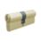 Smith & Locke  6-Pin Double Cylinder Lock 35-35 (70mm) Polished Brass