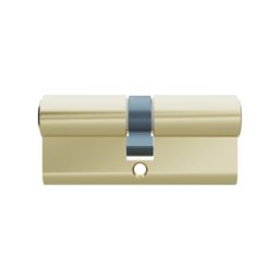 Smith & Locke  6-Pin Double Cylinder Lock 35-35 (70mm) Polished Brass