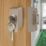 ERA   BS Night Latch Satin Nickel 60mm Backset