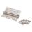 Eclipse  Polished Chrome Grade 13 Fire Rated Ball Bearing Hinges 102mm x 76mm 2 Pack