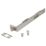 Hafele Lever-Action Flush Bolt Satin Stainless Steel 200mm