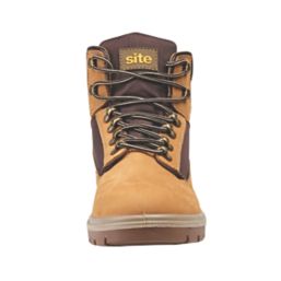 Site Quartz Size 7  Honey  Steel Toe Cap Safety Boots