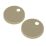 Brixton & Trade Toilet Seat Hinge Cover Caps Wrapover Brushed Brass