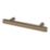 Smith & Locke Damgan T Bar Cabinet Handle Antique Brass 136mm