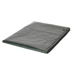 Essentials Tarpaulin Sheet Green/Brown 2m x 3m