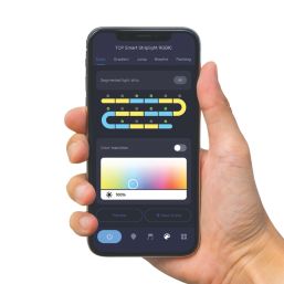 TCP Smart RGBIC 5m LED Multi-Coloured Strip Light 20W