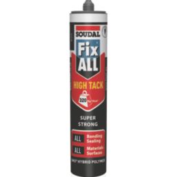 Soudal Fix All High Tack Sealant & Adhesive Black 290ml