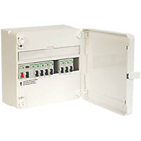 Schneider Electric R9H1S 12-Module 7-Way Populated  Main Switch Consumer Unit