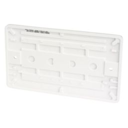 Hager Sollysta WMPS2 2-Gang Blanking Plate White