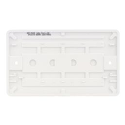 Hager Sollysta WMPS2 2-Gang Blanking Plate White