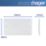 Hager Sollysta WMPS2 2-Gang Blanking Plate White