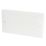 Hager Sollysta WMPS2 2-Gang Blanking Plate White