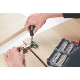 Bosch  1/4" Hex Shank Mixed Extra Hard Screwdriver Bits 44 Piece Set