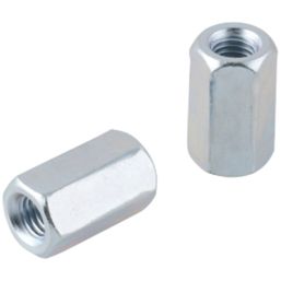 Easyfix Carbon Steel Threaded Rod Connecting Nuts M10 10 Pack