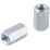 Easyfix Carbon Steel Threaded Rod Connecting Nuts M10 10 Pack