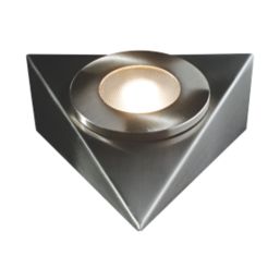 Robus Royal Triangular LED Cabinet Light Brushed Chrome 2.5W 210lm