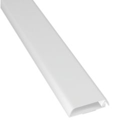 D-Line PVC White TV Cable Cover 60mm x 15mm x 1m