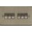 Knightsbridge  10AX 6-Gang 2-Way Light Switch  Antique Brass
