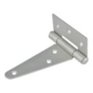 Smith & Locke Matt Silver Tee Hinges 102mm 2 Pack
