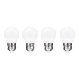 Essentials  E27 Mini Globe LED Light Bulb  250lm 2.2W 4 Pack