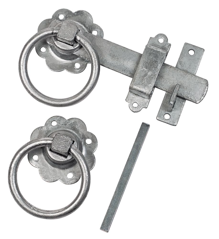Garden Gate Ring Latch ZincPlated 152mm Screwfix