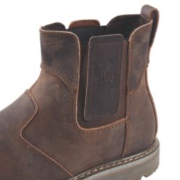 Site Mudguard Size 14  Brown  Steel Toe Cap Safety Dealer Boots