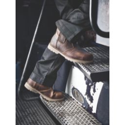 Site Mudguard Size 14  Brown  Steel Toe Cap Safety Dealer Boots