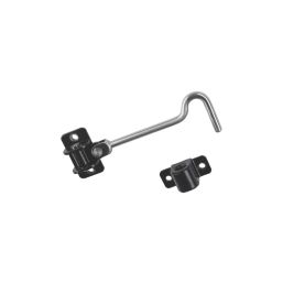 GateMate Cabin Hook  Black  150mm