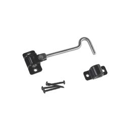 GateMate Cabin Hook  Black  150mm