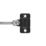 GateMate Cabin Hook  Black  150mm
