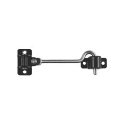 GateMate Cabin Hook  Black  150mm