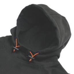 Scruffs Tamworth Logo Womens Hoodie Black Size 16