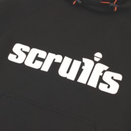 Scruffs Tamworth Logo Womens Hoodie Black Size 16