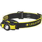 LEDlenser IH5R Rechargeable LED Head Torch Black/Yellow 400lm