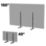 AVF  Universal Replacement TV Legs Adjustable Height & Width Up to 100"