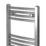 Flomasta 1200mm x 400mm 1058BTU Chrome Curved  Towel Radiator